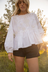 Eyelet Blouse