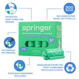 Premium Dog Poop Bags - 20 Rolls