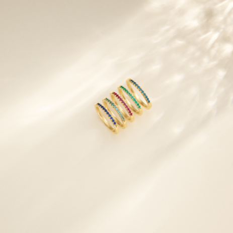 Birthstone Stackable Rings