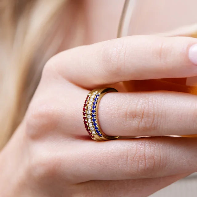 Birthstone Stackable Rings