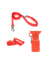 Leash & Dog Bottle Set