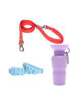 Leash & Dog Bottle Set