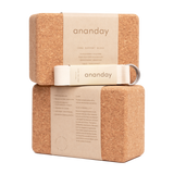 Yoga Block + Strap Set