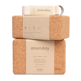 Yoga Block + Strap Set