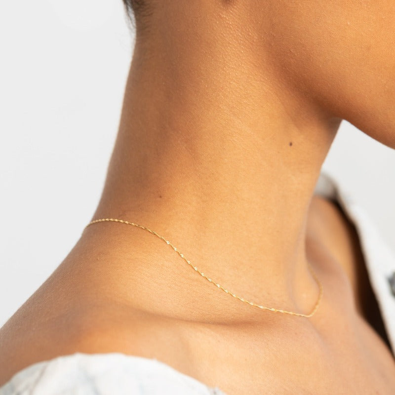 Dainty Singapore Chain Necklace