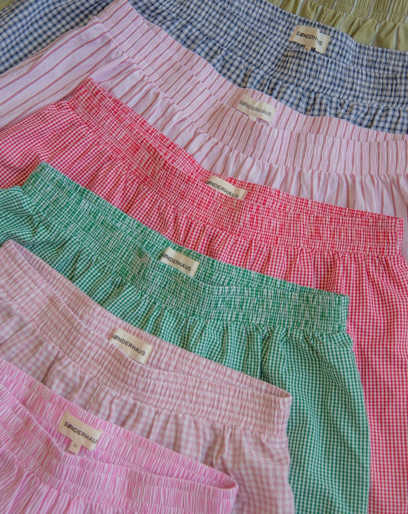 Boxer Short - Green Ticking Stripe