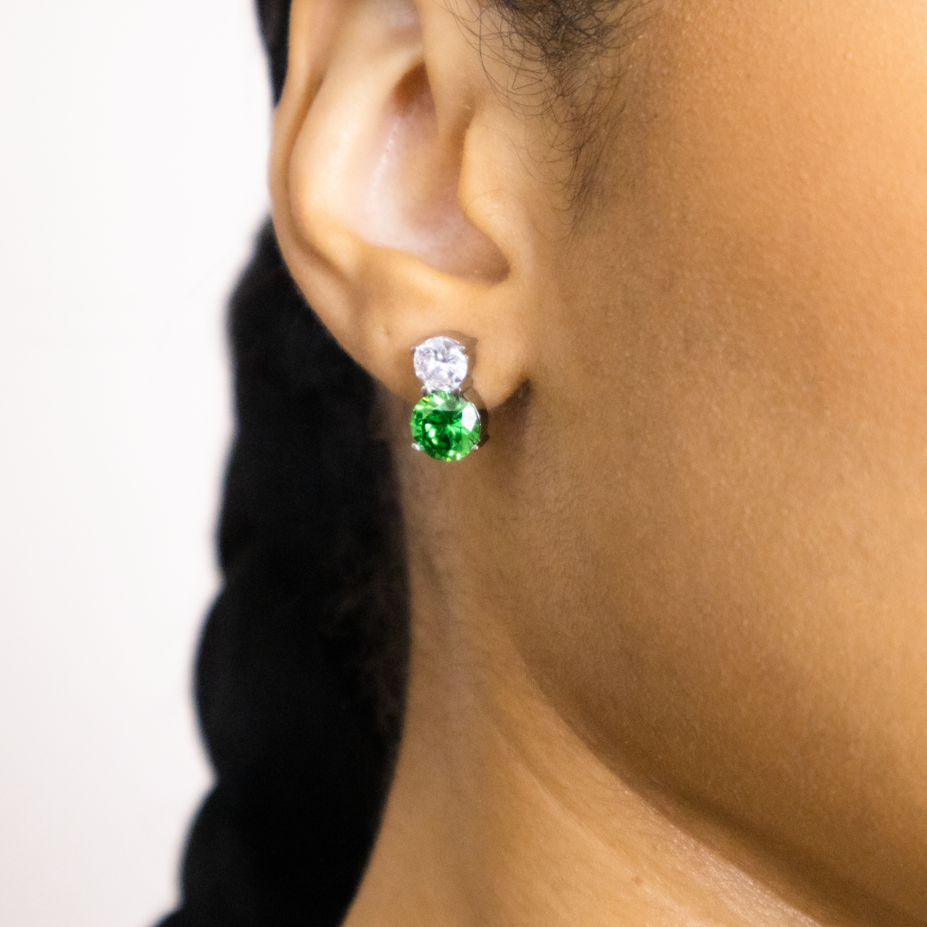 Coco Studs (Emerald)