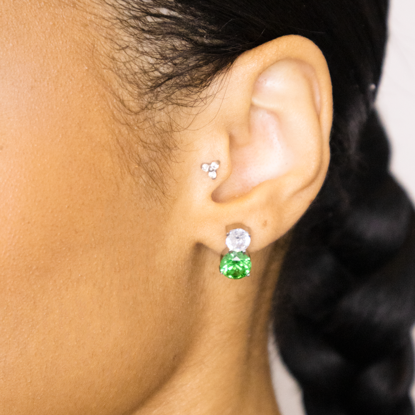 Coco Studs (Emerald)