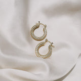 Snowdrop Large Hoops