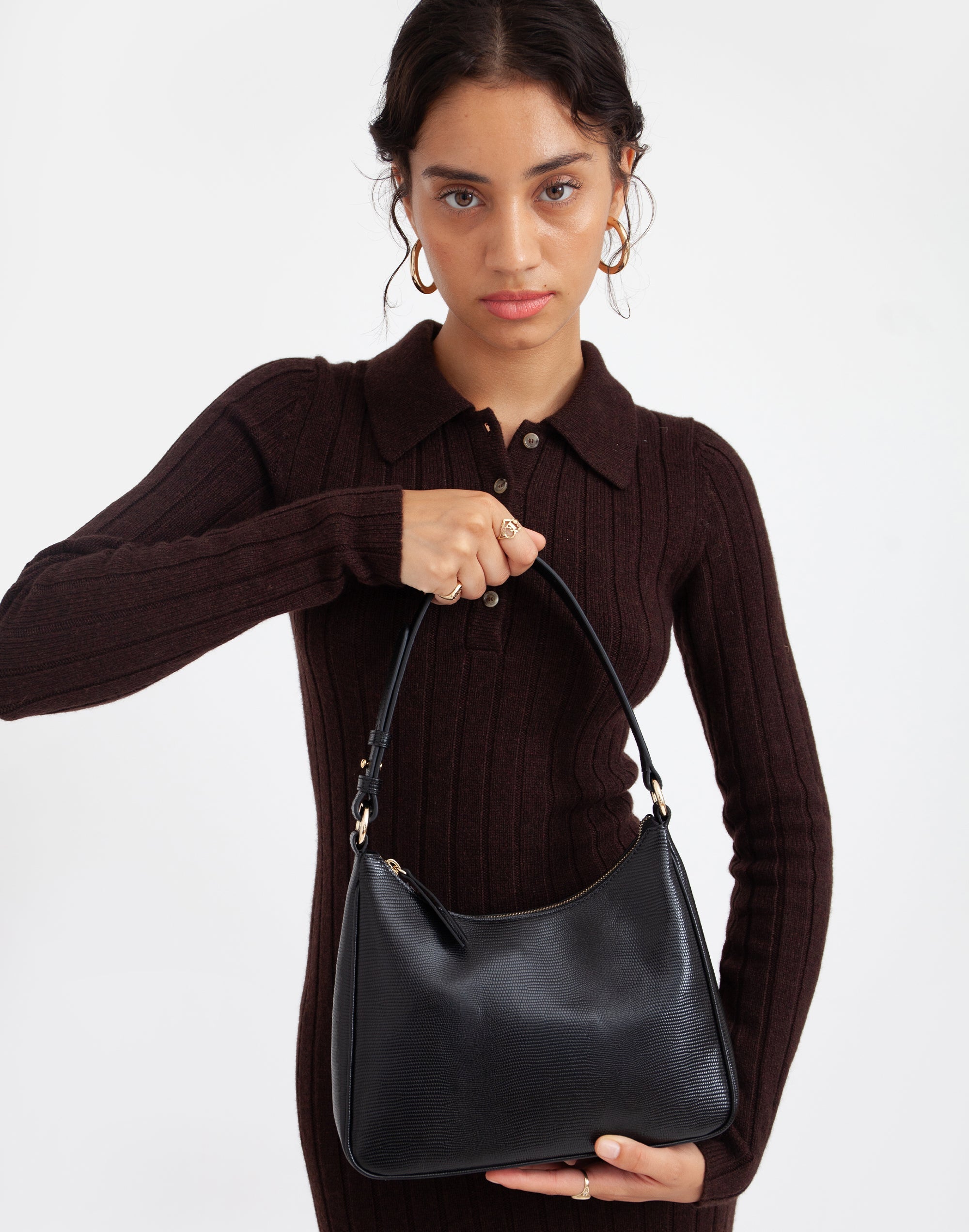 Luxe Medium Shoulder Bag