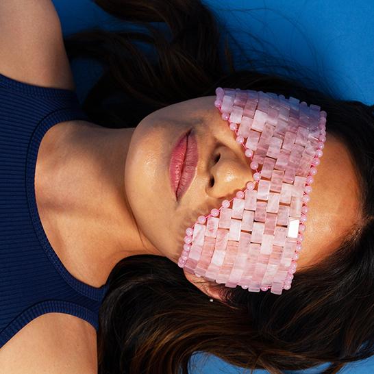 Rose Quartz Eye Mask