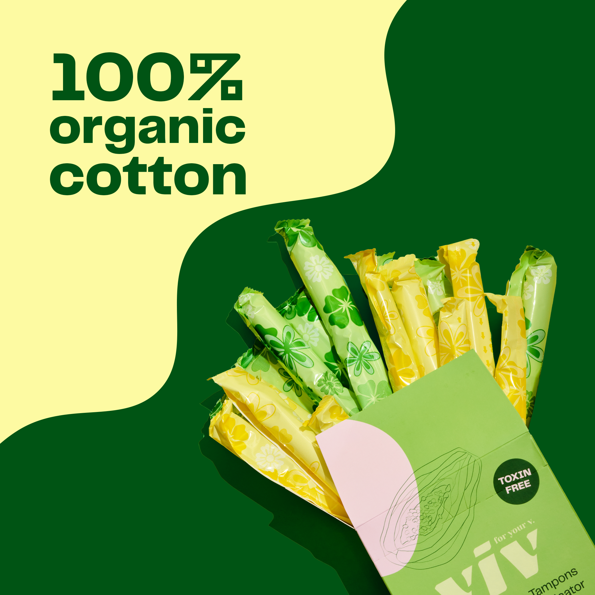 Organic Cotton Tampons