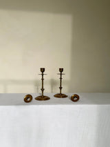 Pair of Antique Brass Candlesticks