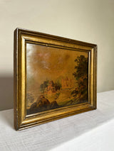 Antique French Oil Painting