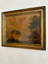 Antique French Oil Painting