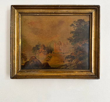 Antique French Oil Painting