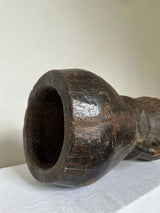 Large Antique African Wooden Mortar