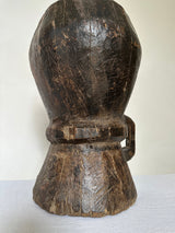 Large Antique African Wooden Mortar