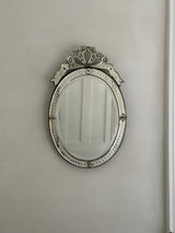 Antique Venetian Oval Mirror