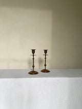 Pair of Antique Brass Candlesticks