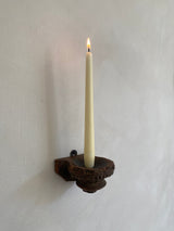 Vintage Carved Indian Candle Sconce