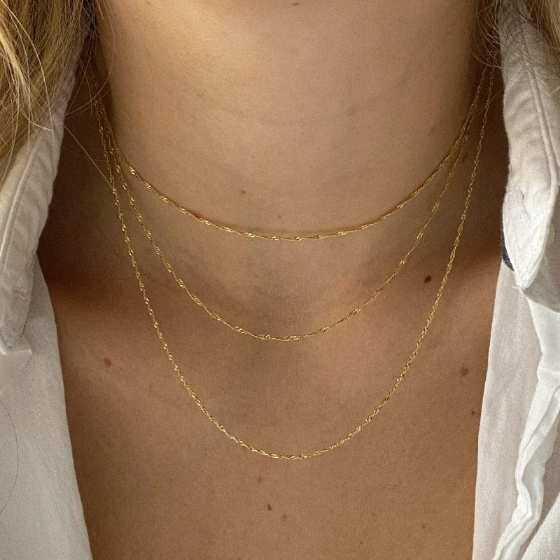 Dainty Singapore Chain Necklace