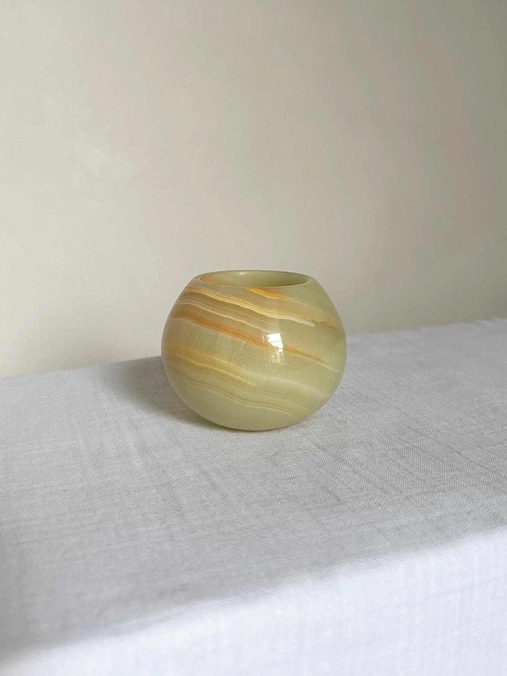 Vintage Onyx Tealight Holder