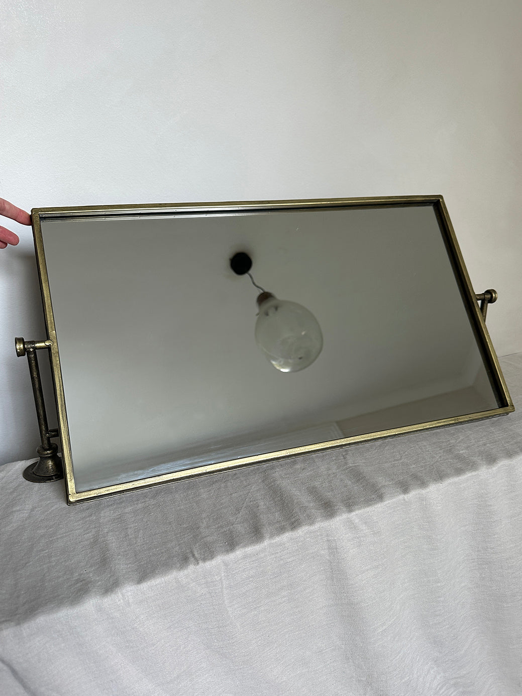 Pair of Vintage Swivel Wall Mirrors