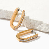 Pavé Trendsetter Hoop Earrings