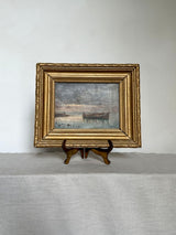 Antique Oil Seascape Painting