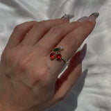 Cherry Ray Ring