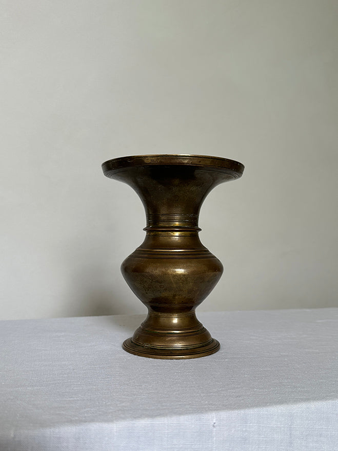 Small Brass Altar Vase