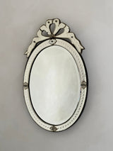 Antique Venetian Oval Mirror