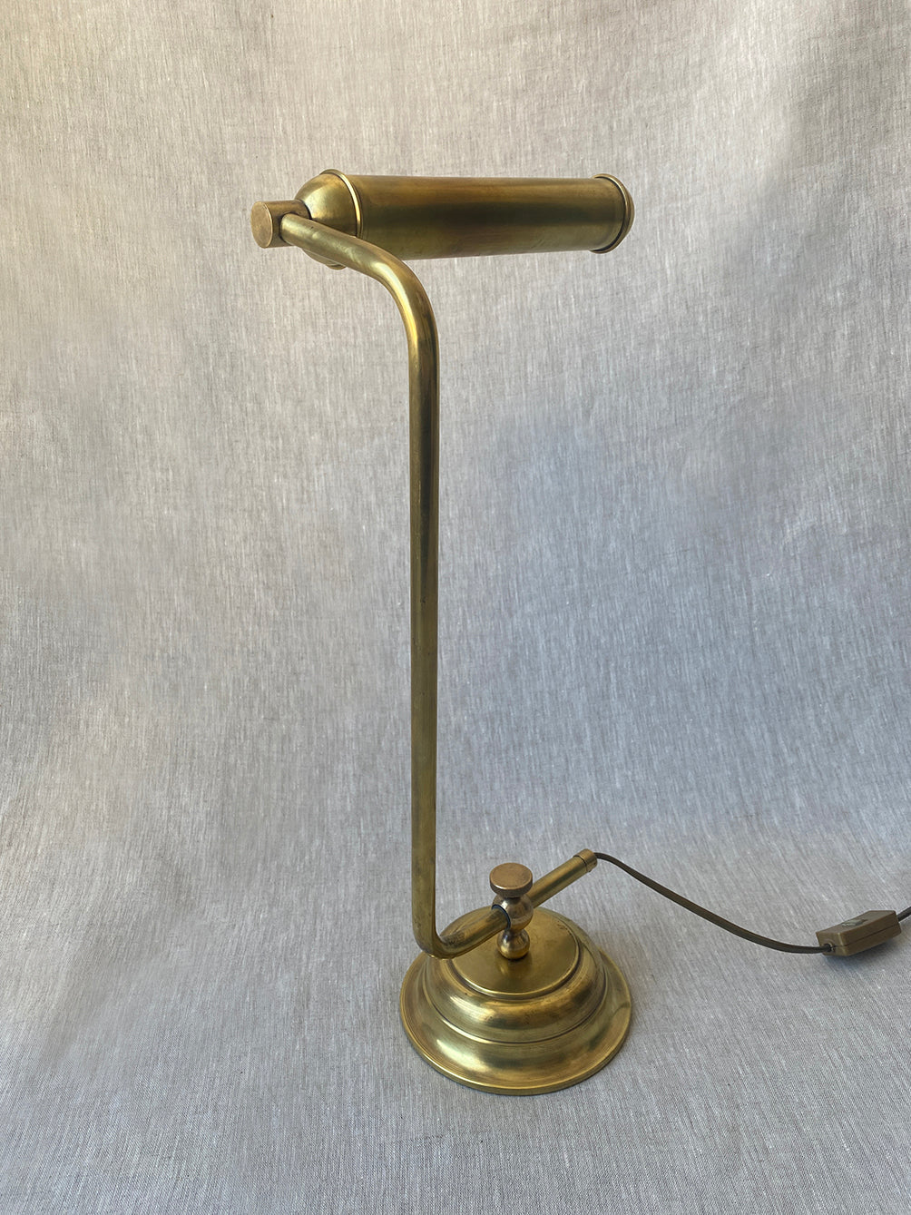 Vintage Brass Desk Lamp
