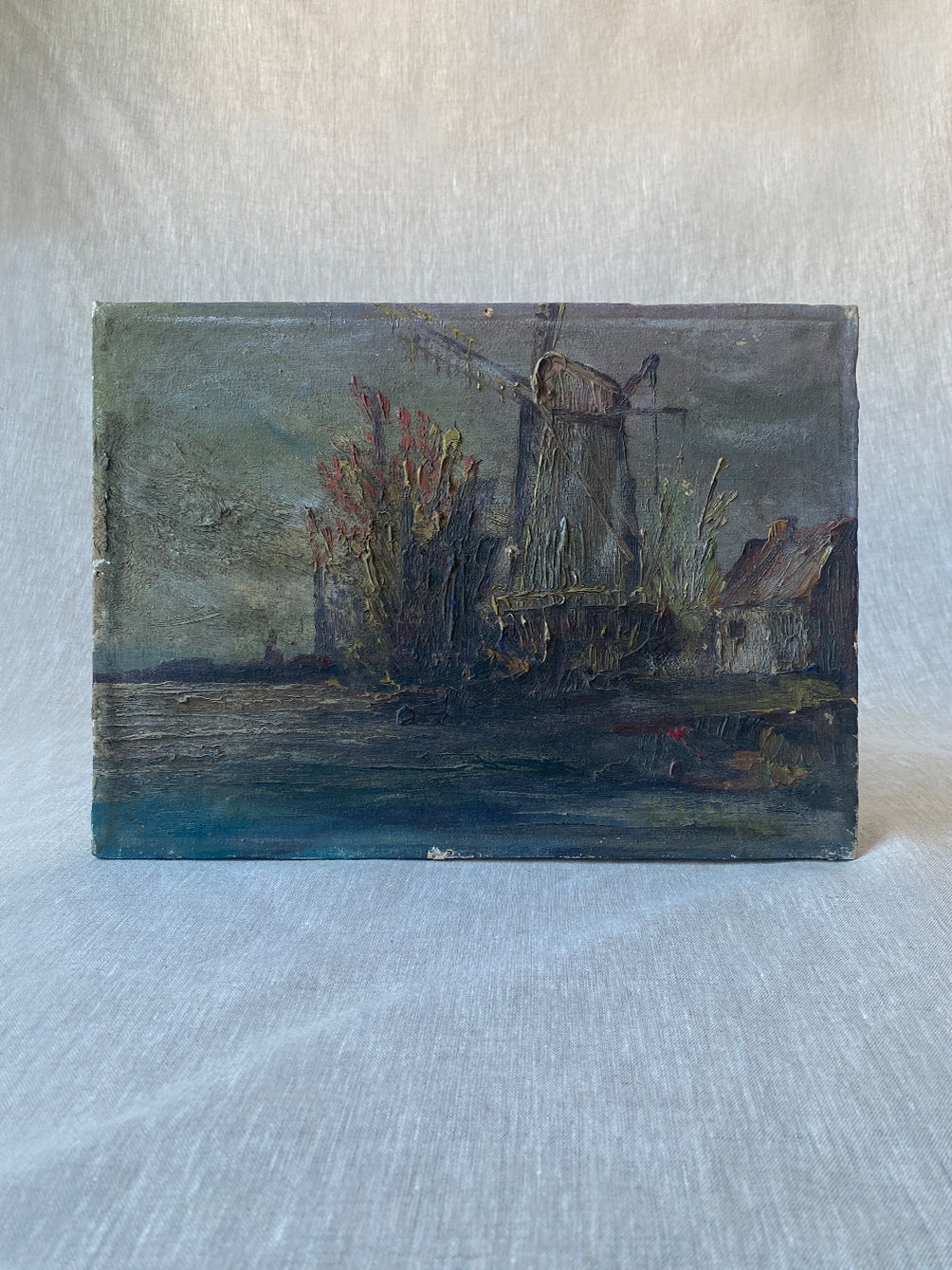 Vintage Oil Seascape Painting