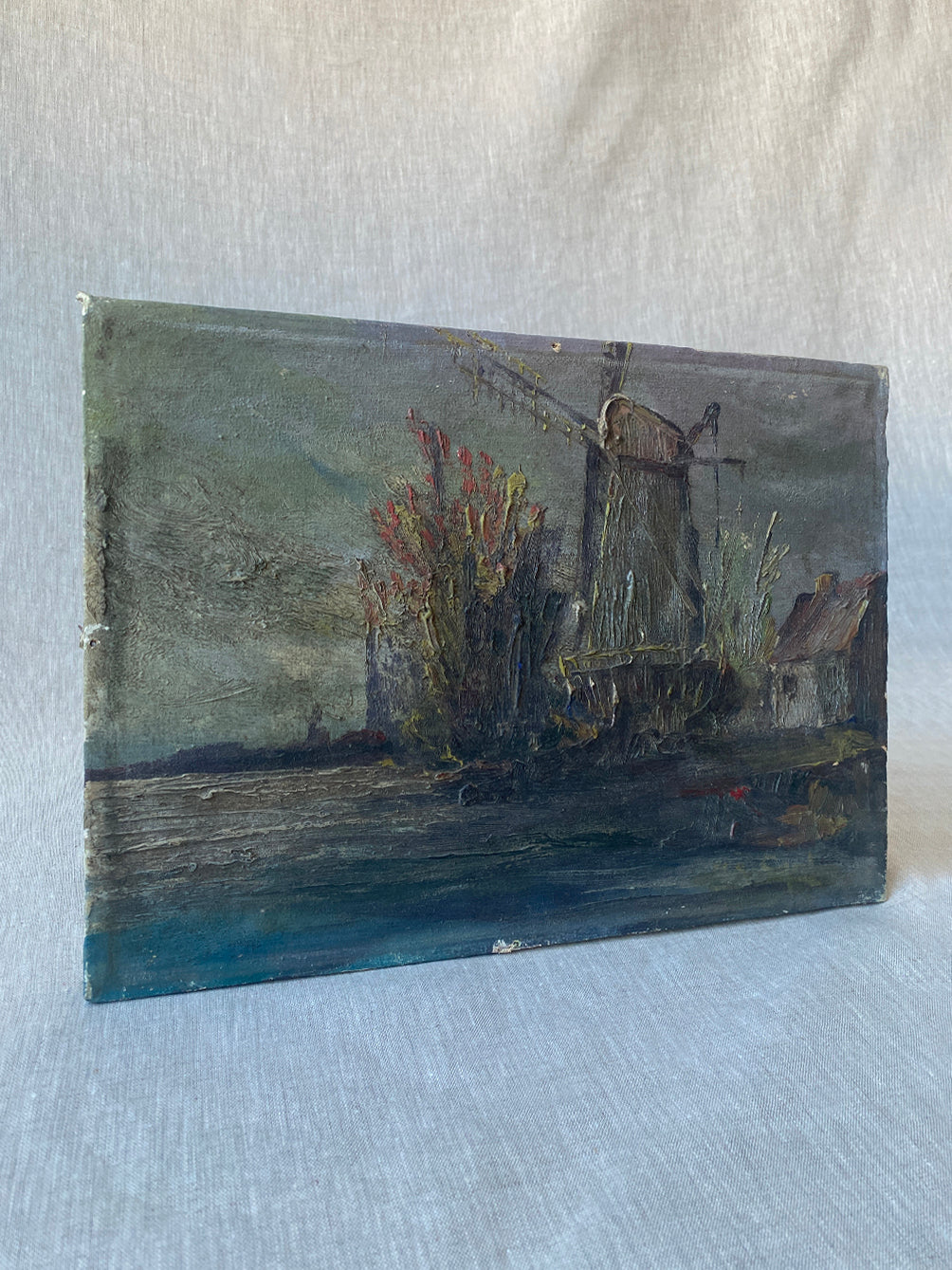 Vintage Oil Seascape Painting