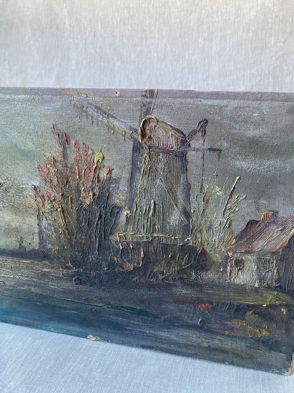 Vintage Oil Seascape Painting